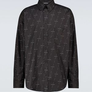 Balenciaga logo long sleeve shirt